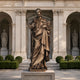 Monumental Classical Bearded Saint Bronze Statue - 250cm