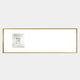 The Lustreline White Left Plaster Statue Cardboard Wall Art by Giant Sculptures features a modern raised square pattern with a small stylized face on the left, framed in thin gold for a minimalist look with open white space.