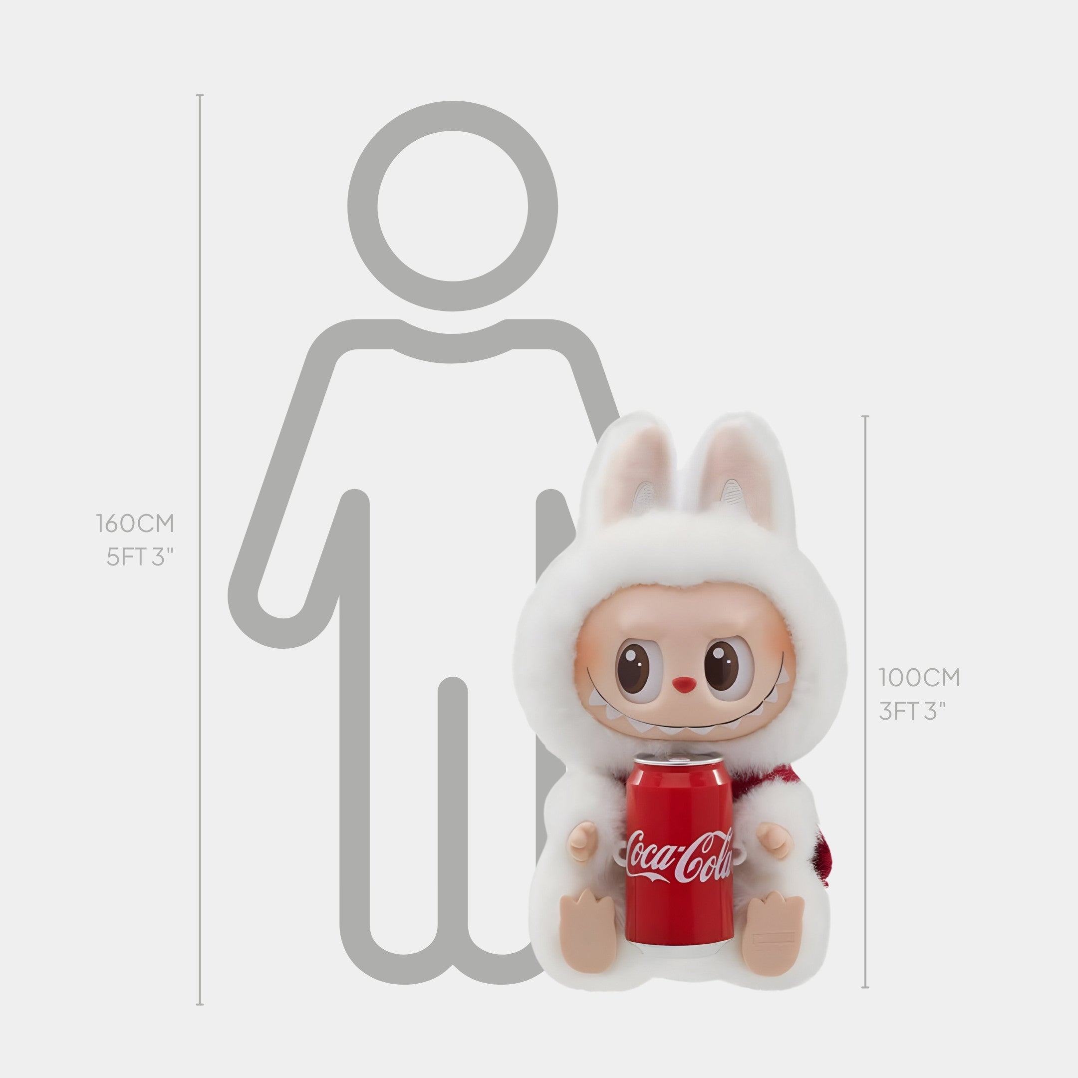 Coca-Cola LABUBU ぬいぐるみ 约17cm Buy POP MART Labubu Coca-Cola Surprise Shake Plush Keychain