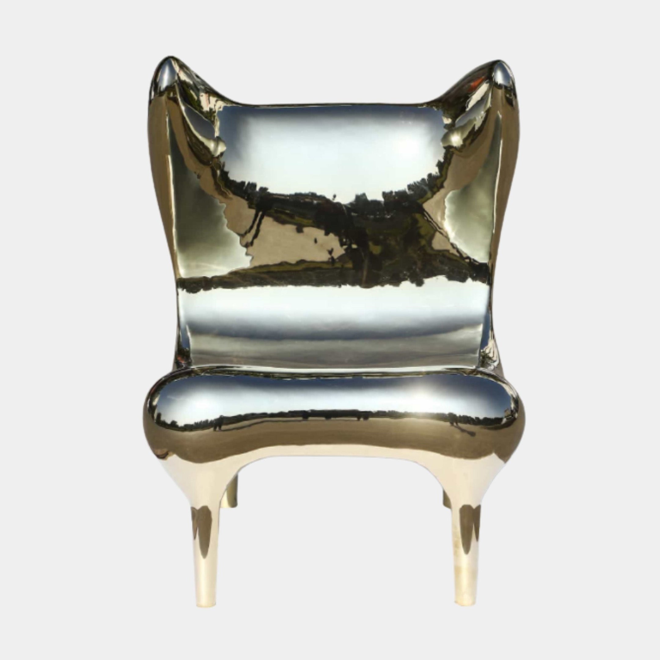 Gold Inflated Metal Chair - 100cm