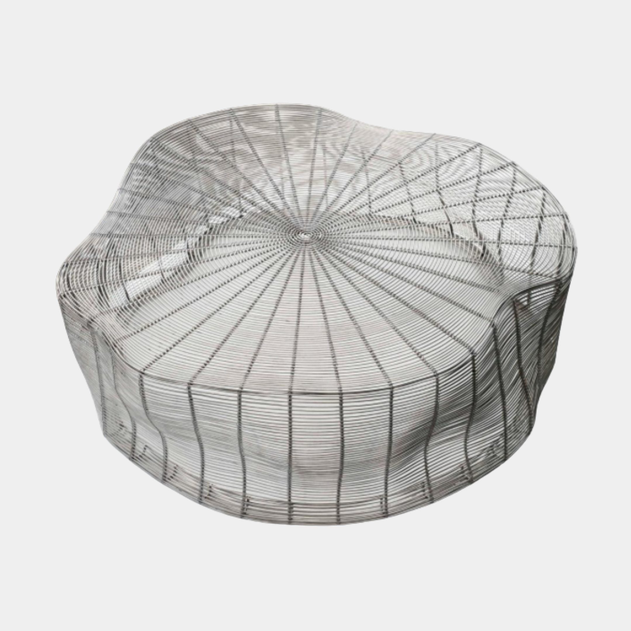 Silver Wire Dome Sculpture - 100cm