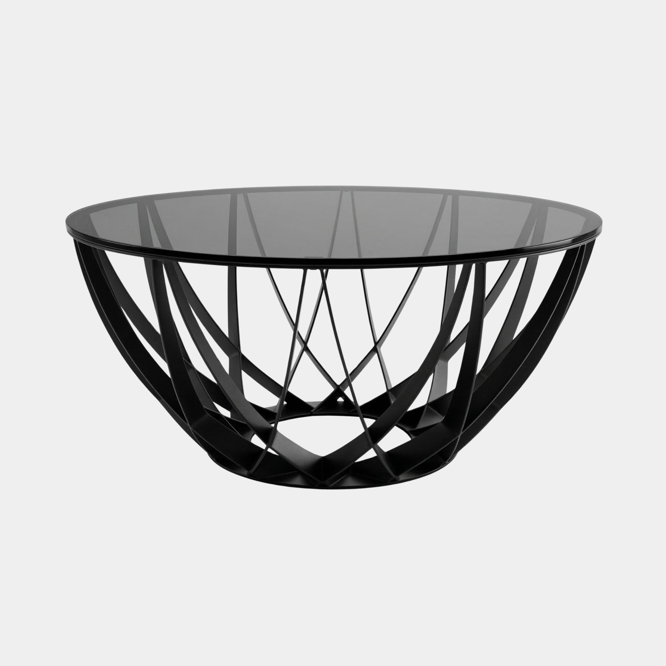 Black Coffee Table Sculpture - 120cm