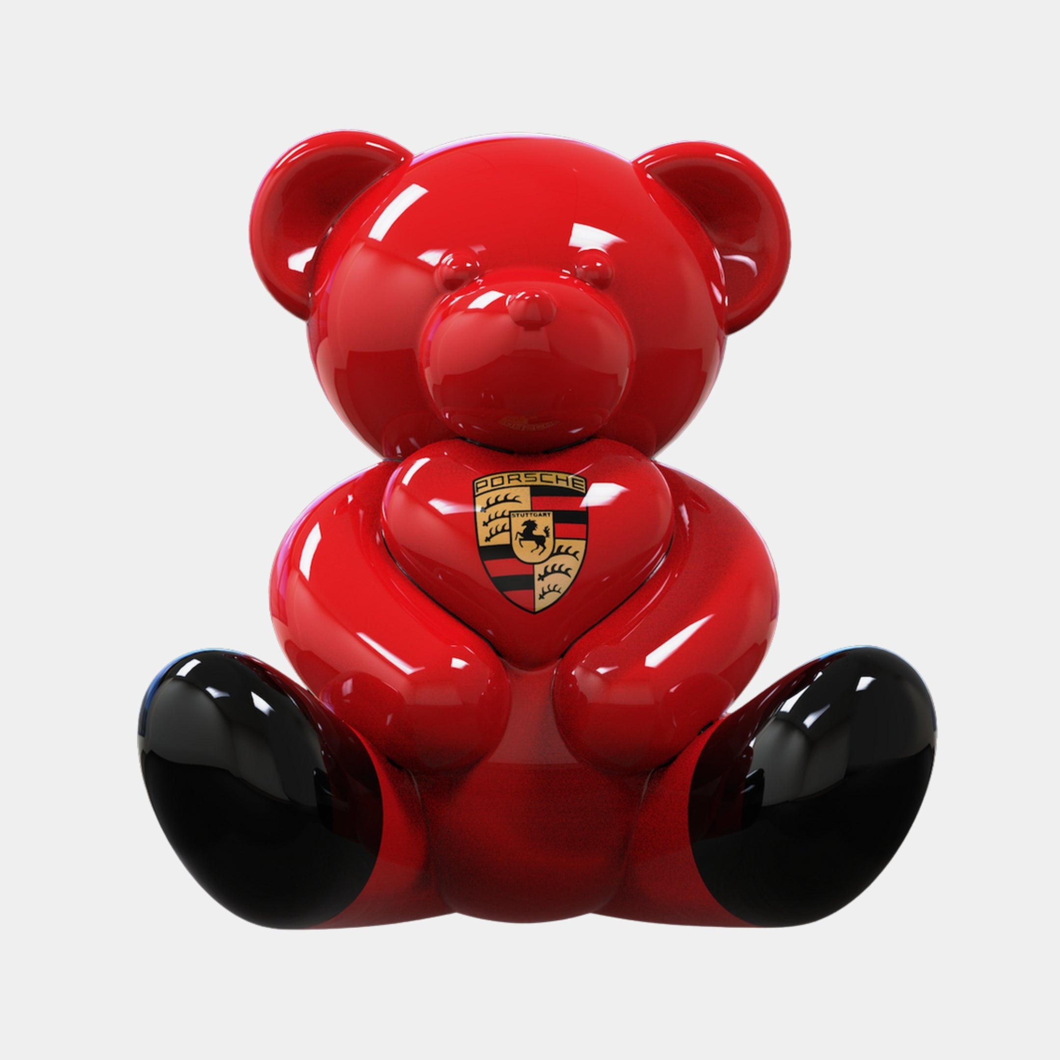 Gacko Porsche Love Bear Sculpture - 80cm
