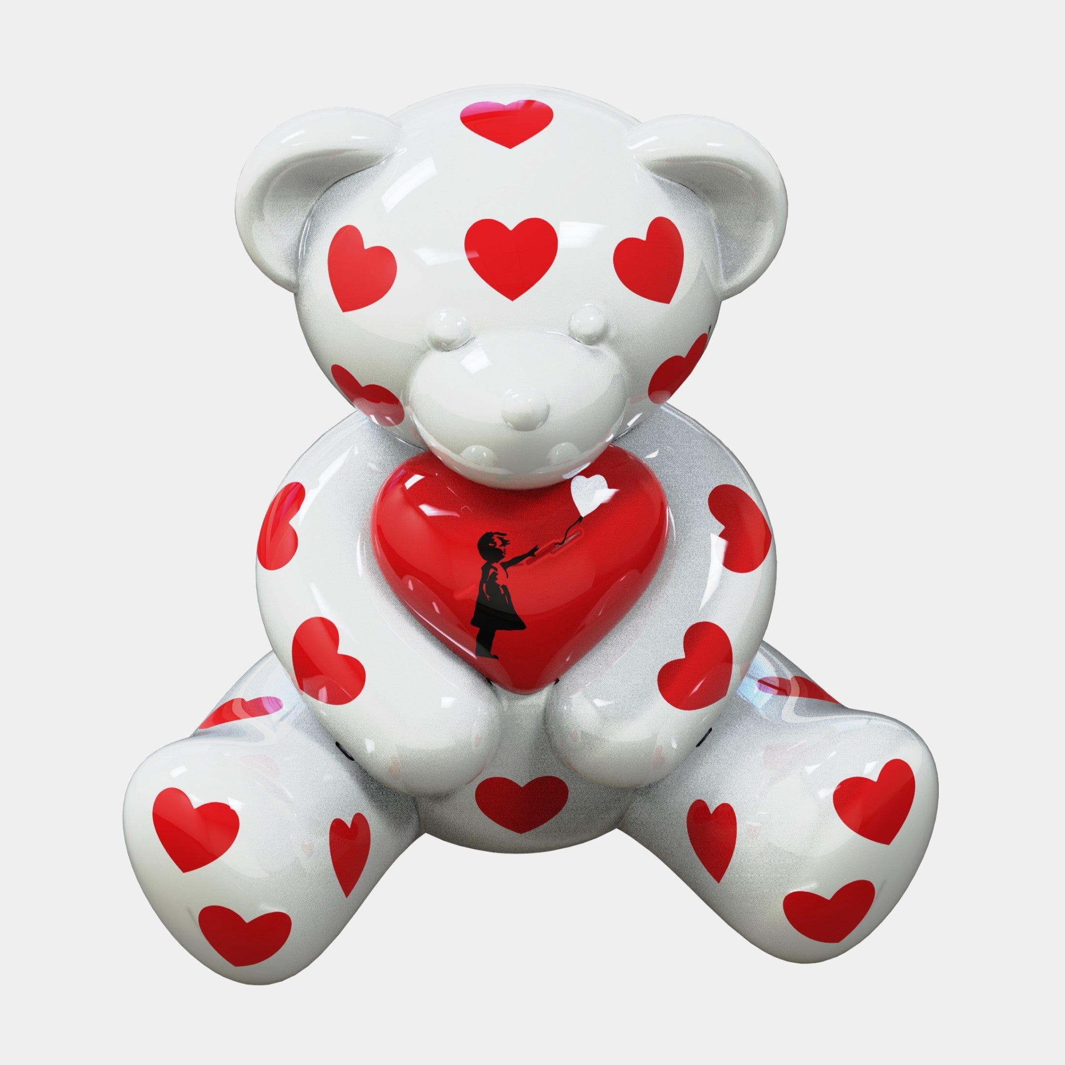 Gacko Banksy Love Bear Sculpture - 160cm