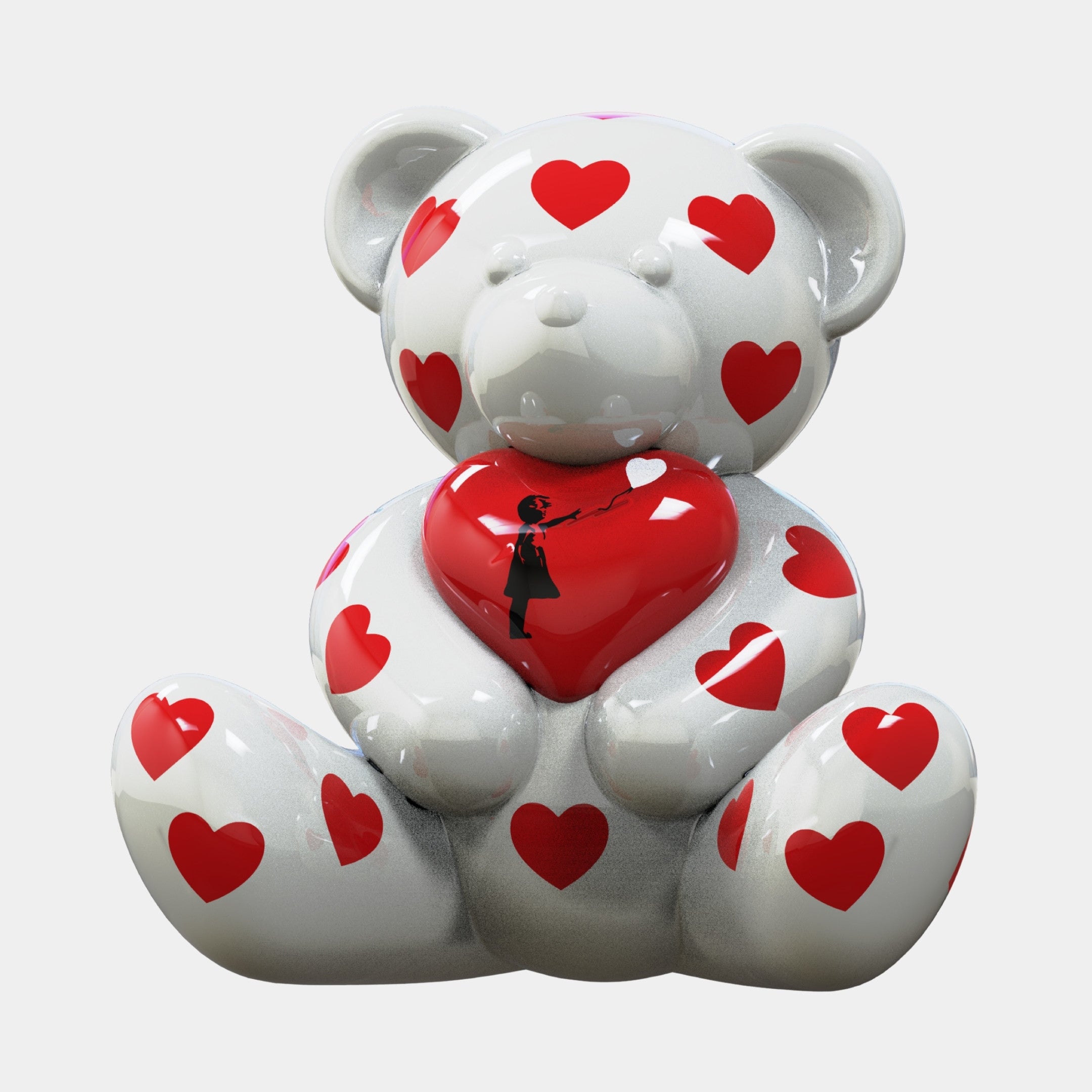 Gacko Banksy Love Bear Sculpture - 160cm