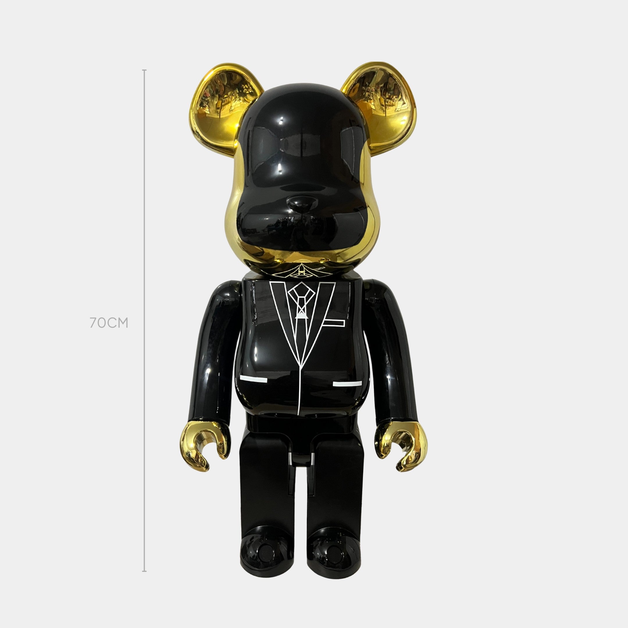 Gala Gold Bear Sculpture - 70cm