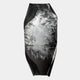 The Echo Waterscape Abstract Panel Metal Etched 3D Wall Art by Giant Sculptures features a glossy, faceted surface with a monochrome forest scene reflected in water—blending abstract forms and detailed trees on a light gray background.