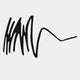 The Oscura Dynamic Flow Black Abstract Metal Wall Art by Giant Sculptures features a bold black squiggly line with vertical strokes, curves, and a zigzag that thins to a straight finish—ideal for minimalist decor or as striking abstract wall art.
