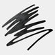 Thick black ink lines stretch diagonally across a light gray background, capturing the dynamic energy of Giant Sculptures Oscura Stratum Layered Black Abstract Metal Wall Art in a bold, modern pattern.