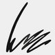The Oscura Ripple Effect Black Abstract Metal Wall Art by Giant Sculptures features swooping lines forming a stylized L and bold zigzags, perfect for adding minimalist artistry to modern spaces on a plain white background.