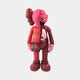 The Blush Ruby Iconify Anatomy Figure by Giant Sculptures is a 28cm contemporary toy with one side revealing internal organs and the other with a ruby red finish. Featuring pink and brown tones, its exaggerated cartoon-like charm contrasts against a plain white background.