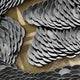Virethra Grey Layered Leather & Mirror 3D Wall Art