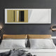 Velvaris Gold & White Panelled Leather 3D Wall Art