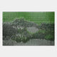Varentis Green Ombre Layered Leather 3D Wall Art