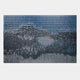 Varentis Blue Ombre Layered Leather 3D Wall Art