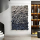 Liora Blue Ombre Ribbon Leather 3D Wall Art
