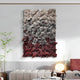 Liora Plum Ombre Ribbon Leather 3D Wall Art