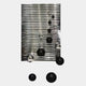 Orbentra Silver 3D Wall Art With Black & Chrome Metal Ball