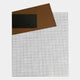 Gridorra Black & Brown Leather Grid Panel 3D Wall Art