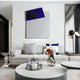 Gridorra Black & Navy Leather Grid Panel 3D Wall Art