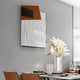 Gridorra Black & Rust Leather Grid Panel 3D Wall Art