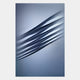Vallion Blue Wave Folded Leather 3D Wall Art