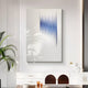 Vallion Indigo Gradient Ripple Leather 3D Wall Art