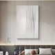 Vallion Silver Folded Leather 3D Wall Art