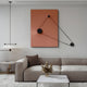 Linavox Brown Geometric Leather 3D Wall Art