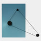 Linavox Blue Geometric Leather 3D Wall Art