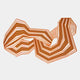 Riborra Orange Layered Wood Carving 3D Wall Art