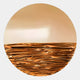 Solvair Ember & Bronze Ripple Leather 3D Wall Art