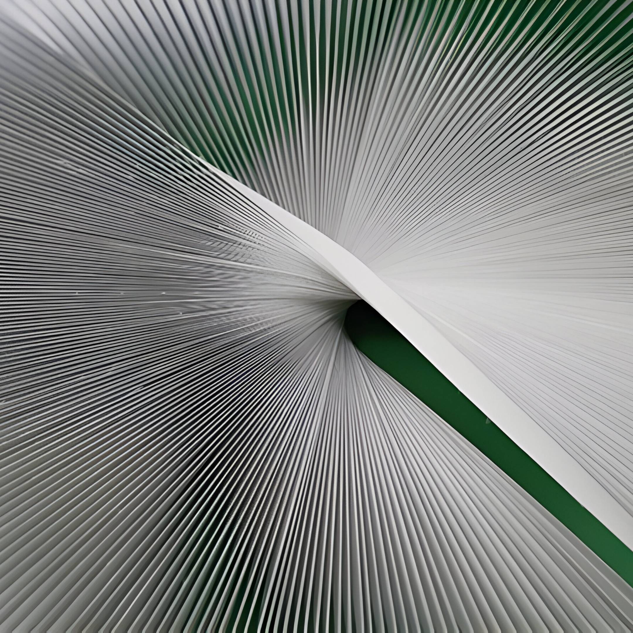 Radior Green Burst Illusion Leather 3D Wall Art
