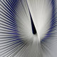 Radior Blue Burst Illusion Leather 3D Wall Art