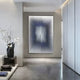 Radior Blue Burst Illusion Leather 3D Wall Art