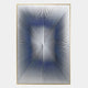Radior Blue Burst Illusion Leather 3D Wall Art