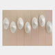 Virello Soft Blush & White Disc Leather 3D Wall Art