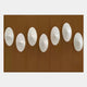 Virello Mocha & White Disc Leather 3D Wall Art