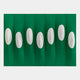 Virello Jade Green & White Disc Leather 3D Wall Art