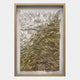 Florasca Gold Ripple Leather 3D Framed Wall Art