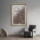 Florasca Mauve Ripple Leather 3D Framed Wall Art