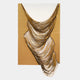 Arvinea Gold Flow Sculptural Leather 3D Wall Art