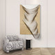 Arvinea Soft Gold Flow Sculptural Leather 3D Wall Art