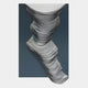 Arvinea Slate Flow Sculptural Leather 3D Wall Art
