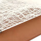 Linquetta Rust Grid Acrylic & Leather 3D Wall Art