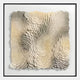 Calavine Cream Bloom Sculptural Leather 3D Wall Art