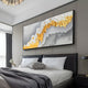 Valmara Grey & Gold Crest Layered Leather 3D Wall Art