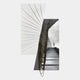 Urbis Black & White Treewalk Chain Leather 3D Wall Art