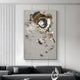 Floraxa Neutral Bloom Layered Leather 3D Wall Art