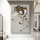 Floraxa Neutral Bloom Layered Leather 3D Wall Art